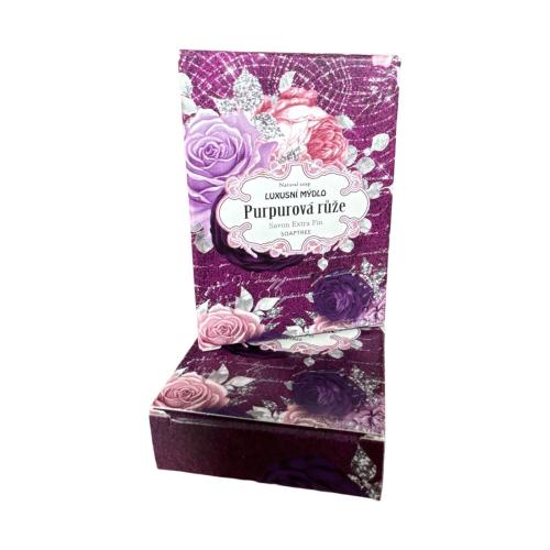 Mýdlo v krabičce 40g - Purpurová Růže